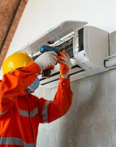 AC Dust Cleaning project by our Dubai AC technicians